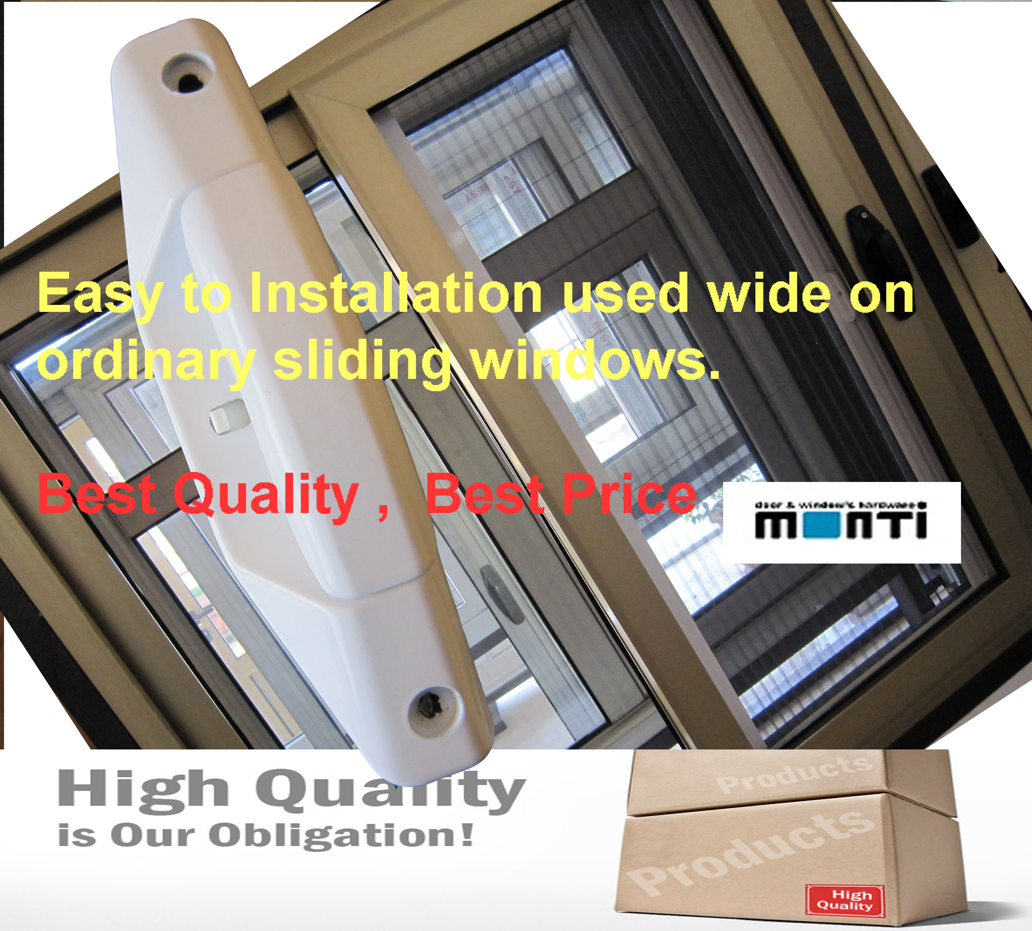  دستگیره تخم مرغی، پنجره کشویی،اسلایدینگ